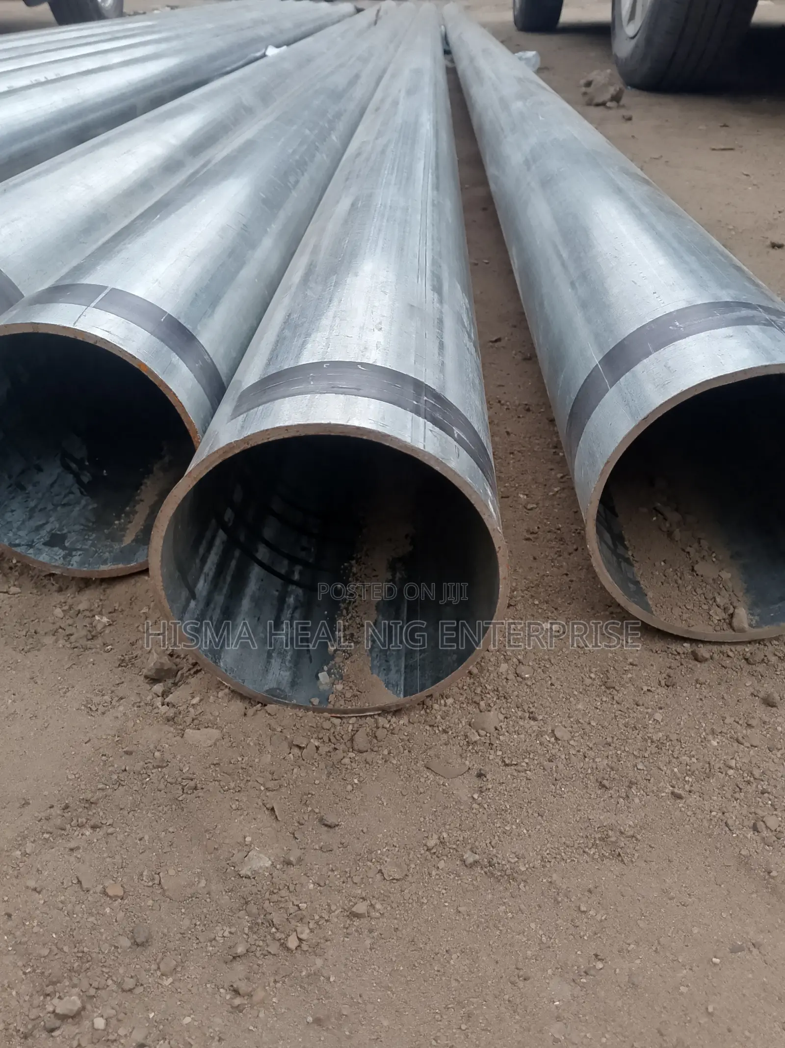 4” X 3mm Galvanized Round Pipe