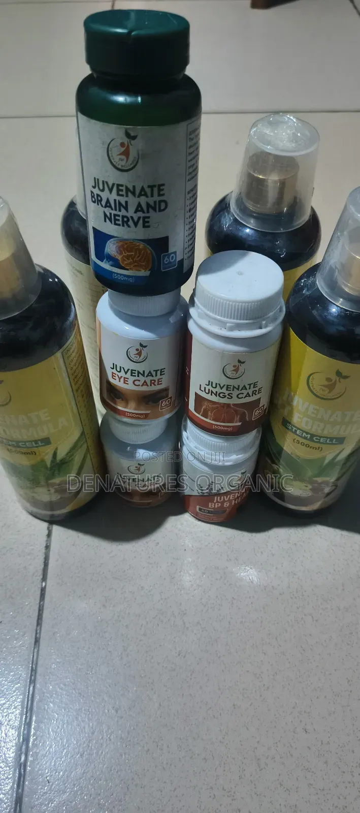Juvenate Store Liver Care Lungs Care, Liver and Gallbladder Stemcell