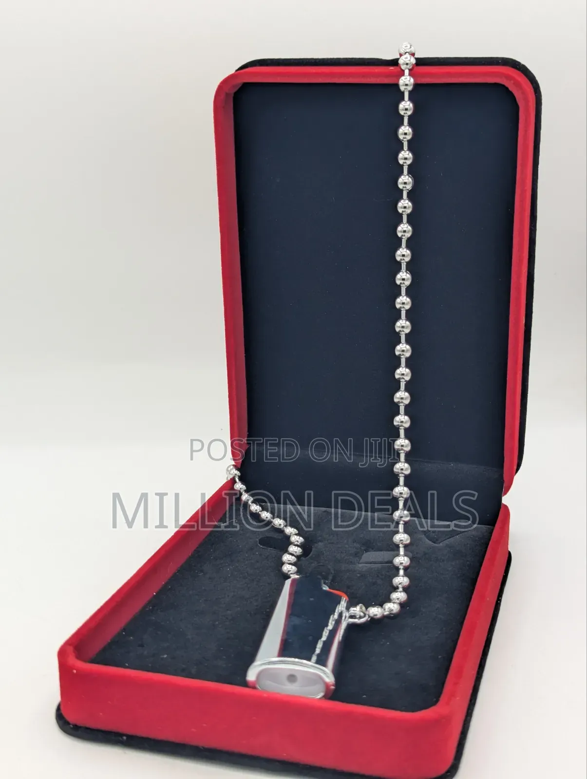 Lighter Inspires Men's Stylish Steel Neckpiece