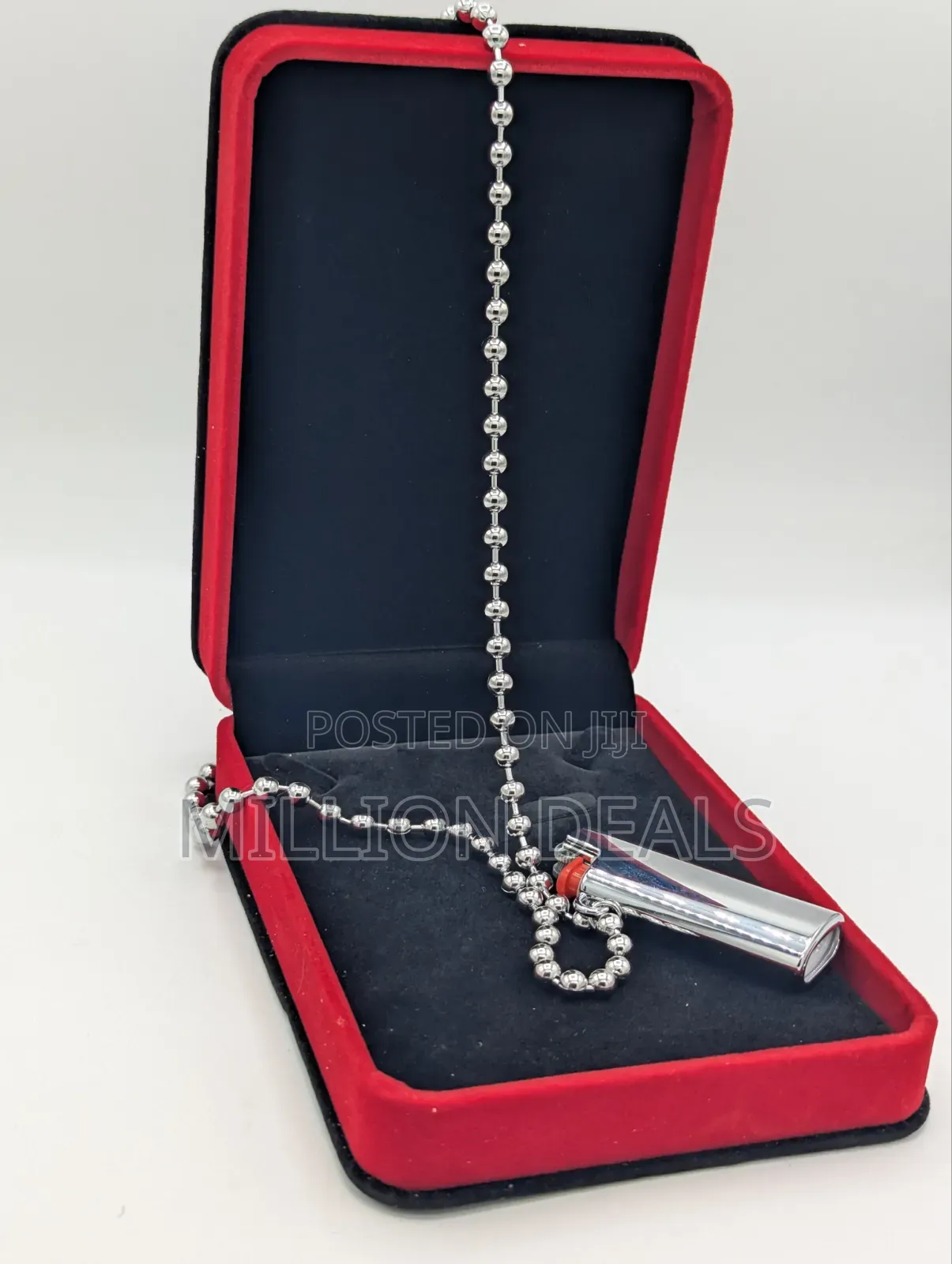 Lighter Inspires Men's Stylish Steel Neckpiece
