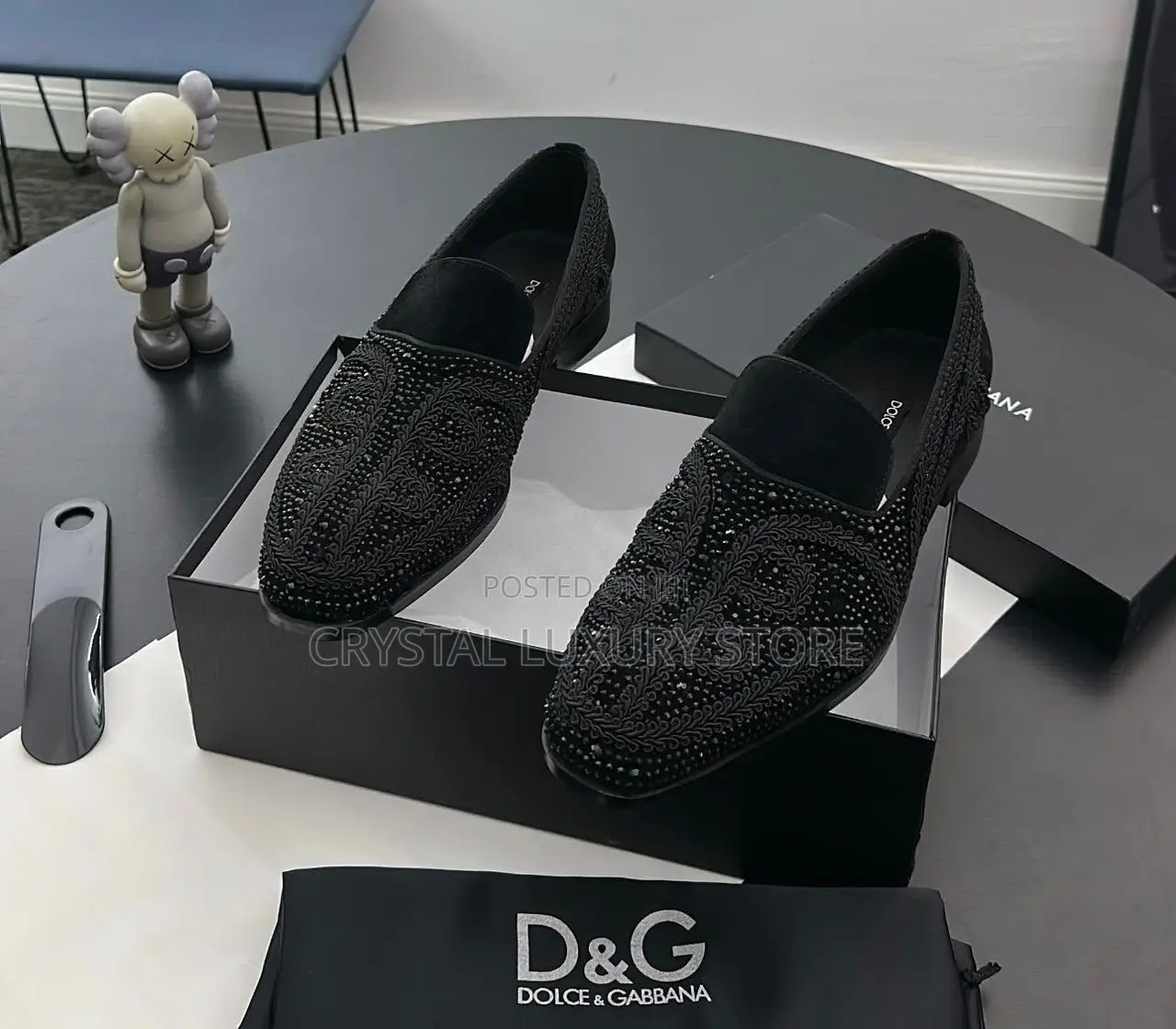Docle Ngabbana Quality Luxury Men Iced Shoe