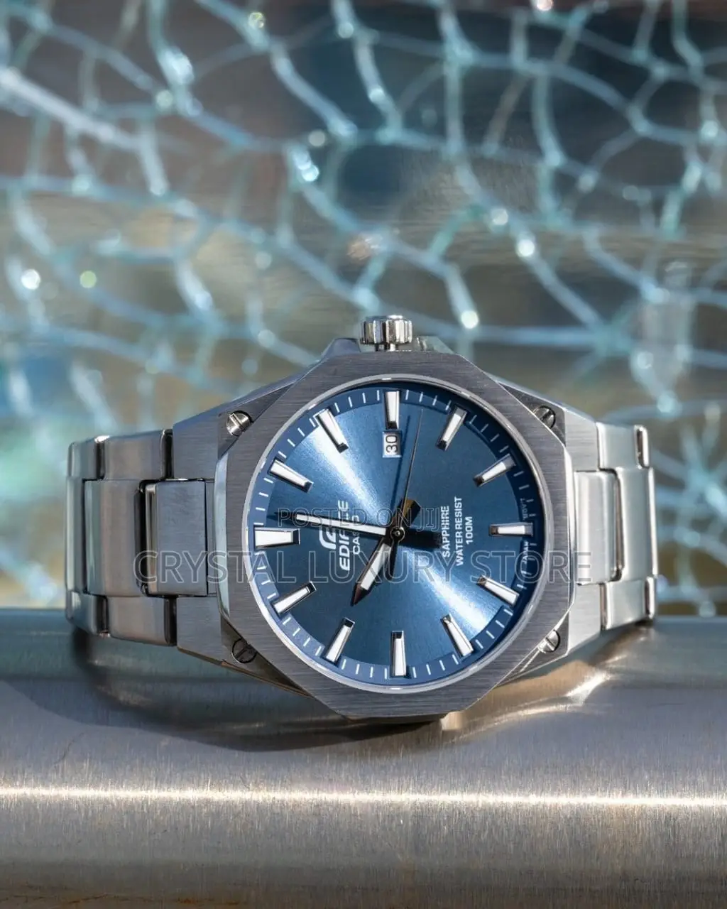 Ediface Quality Men Chain Strap Wristwatch