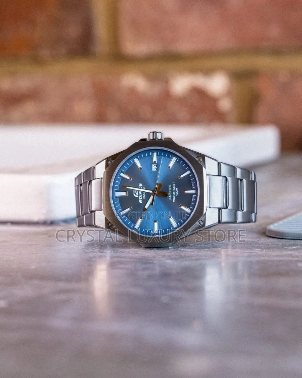 Ediface Quality Men Chain Strap Wristwatch