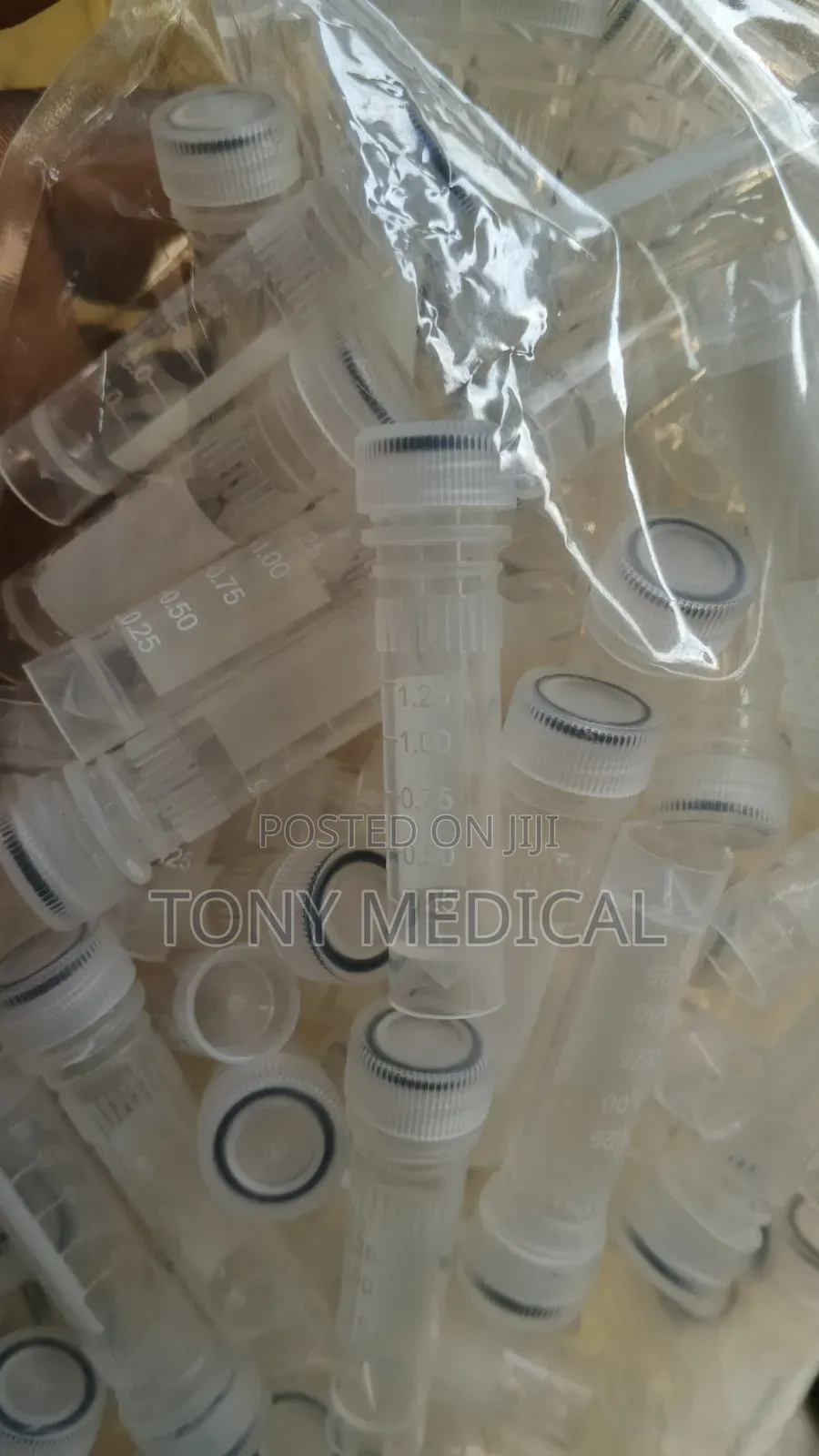 Cryogenic Vials Sterile 2ml With Black Ring