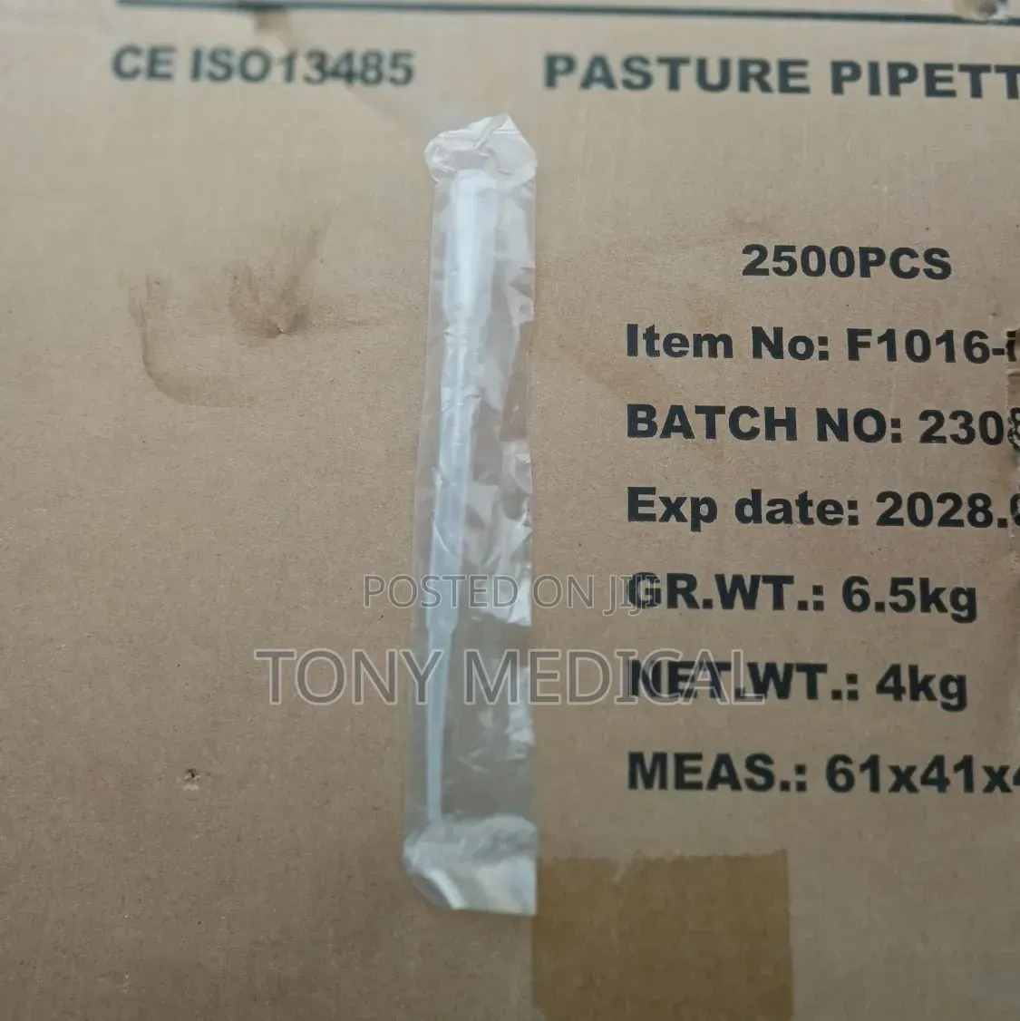 Sterile Pasture Pipette 3ml