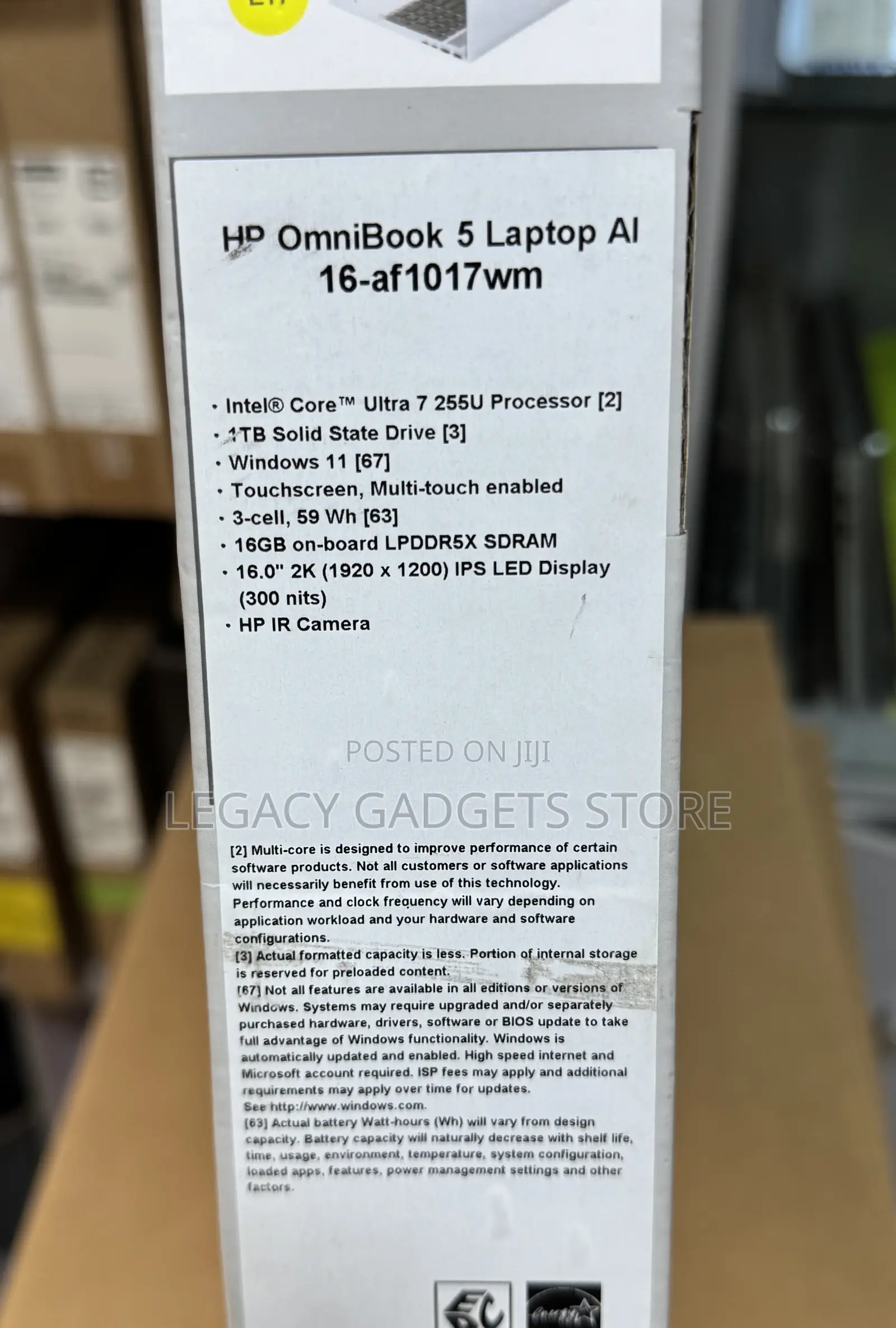Laptop HP OmniBook 5 16" 16GB Intel Core Ultra 7 SSD 1T