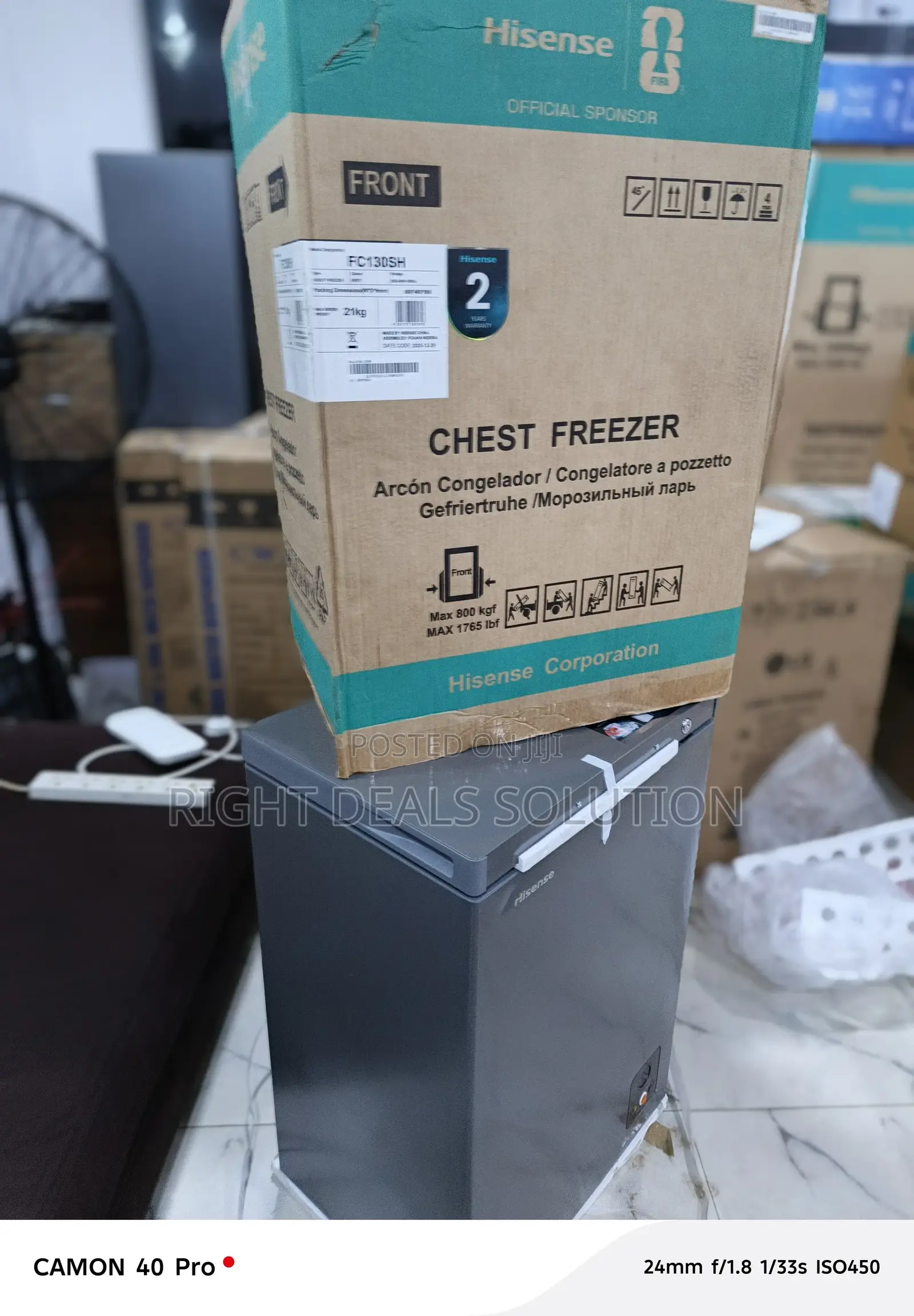 Hisense Chest Freezer- Perfect for Bulk Storage