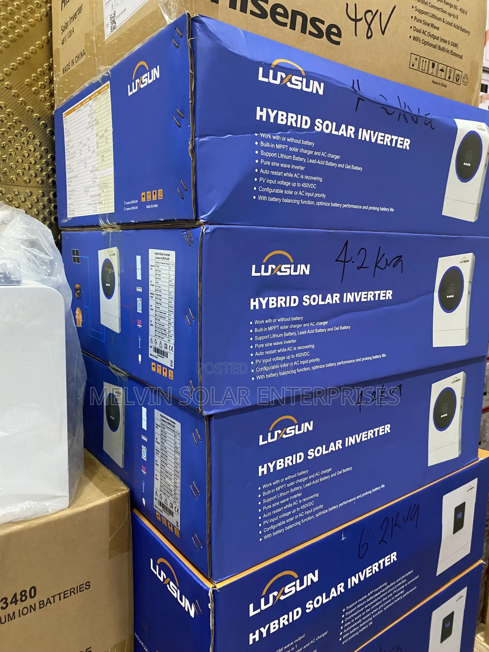 4.2kva 24v Luxsun Solar Hybrid Pure Sine Wave Inverter Available