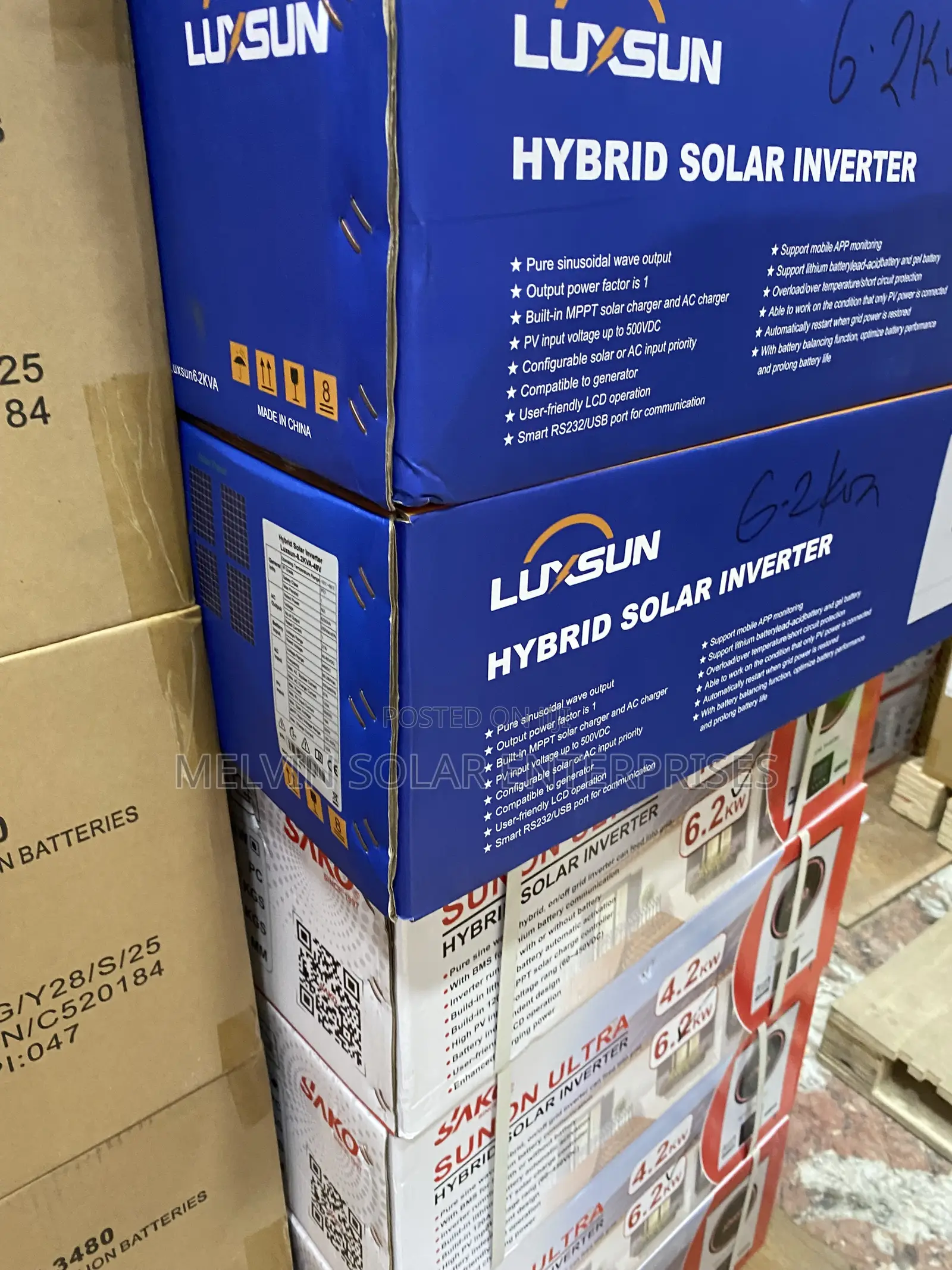 6.2kva 48v Luxsunsolar Hybrid Pure Sine Wave Inverter Available