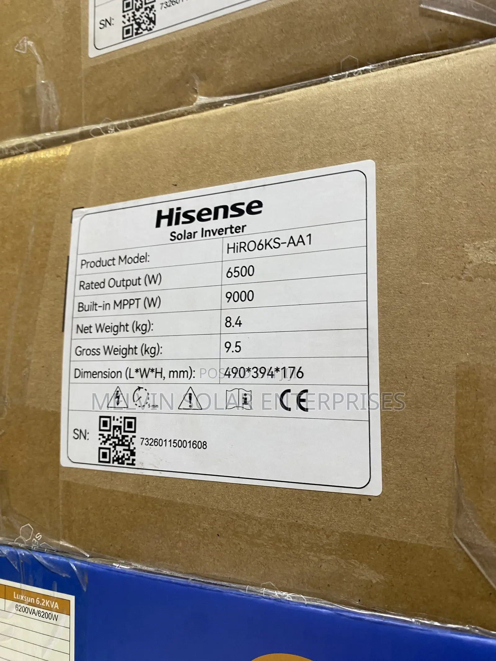 6.5kva 48v Hisense Hybrid Solar Pure Sine Wave Inverter Available 