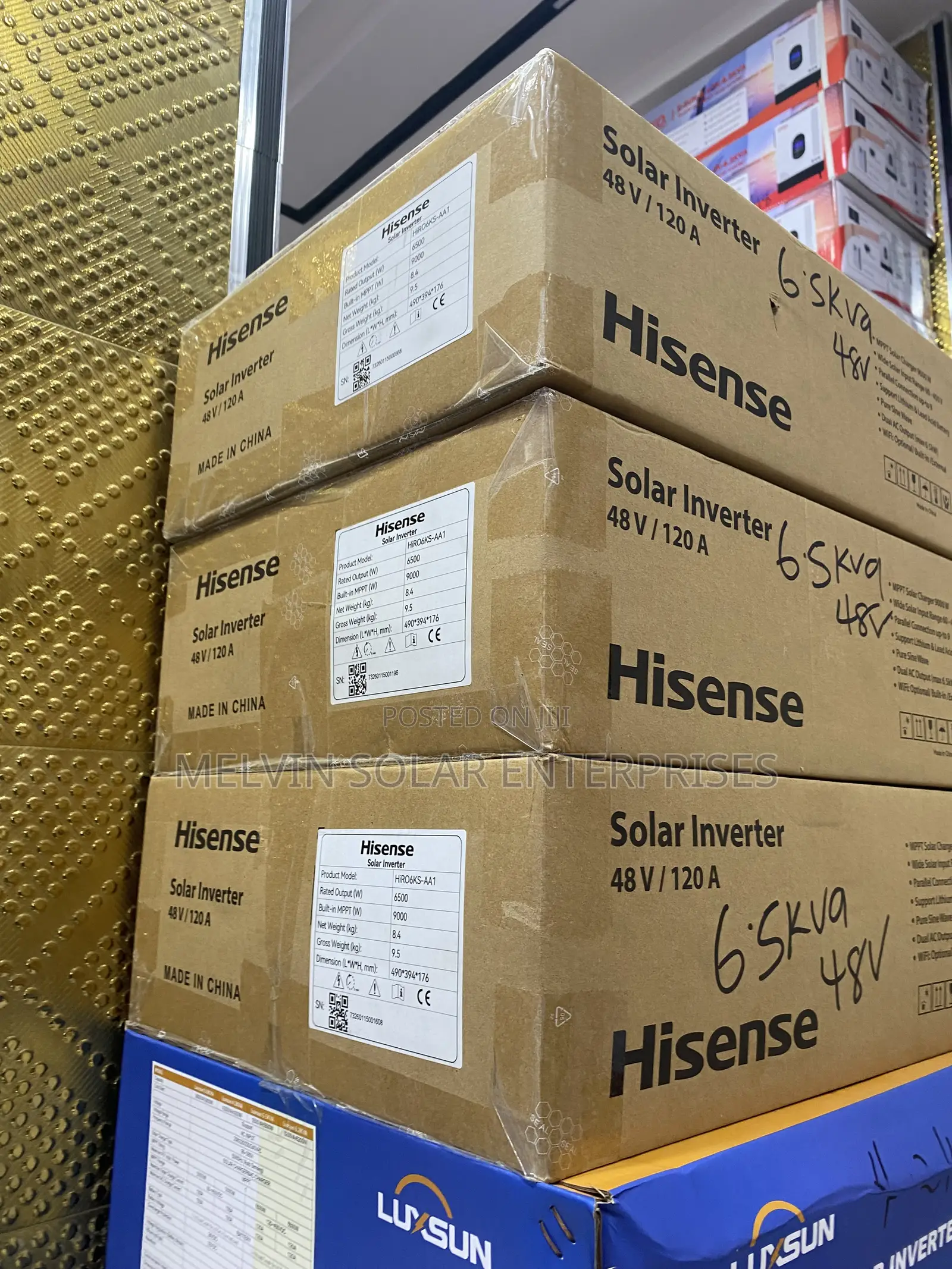 6.5kva 48v Hisense Hybrid Solar Pure Sine Wave Inverter Available 