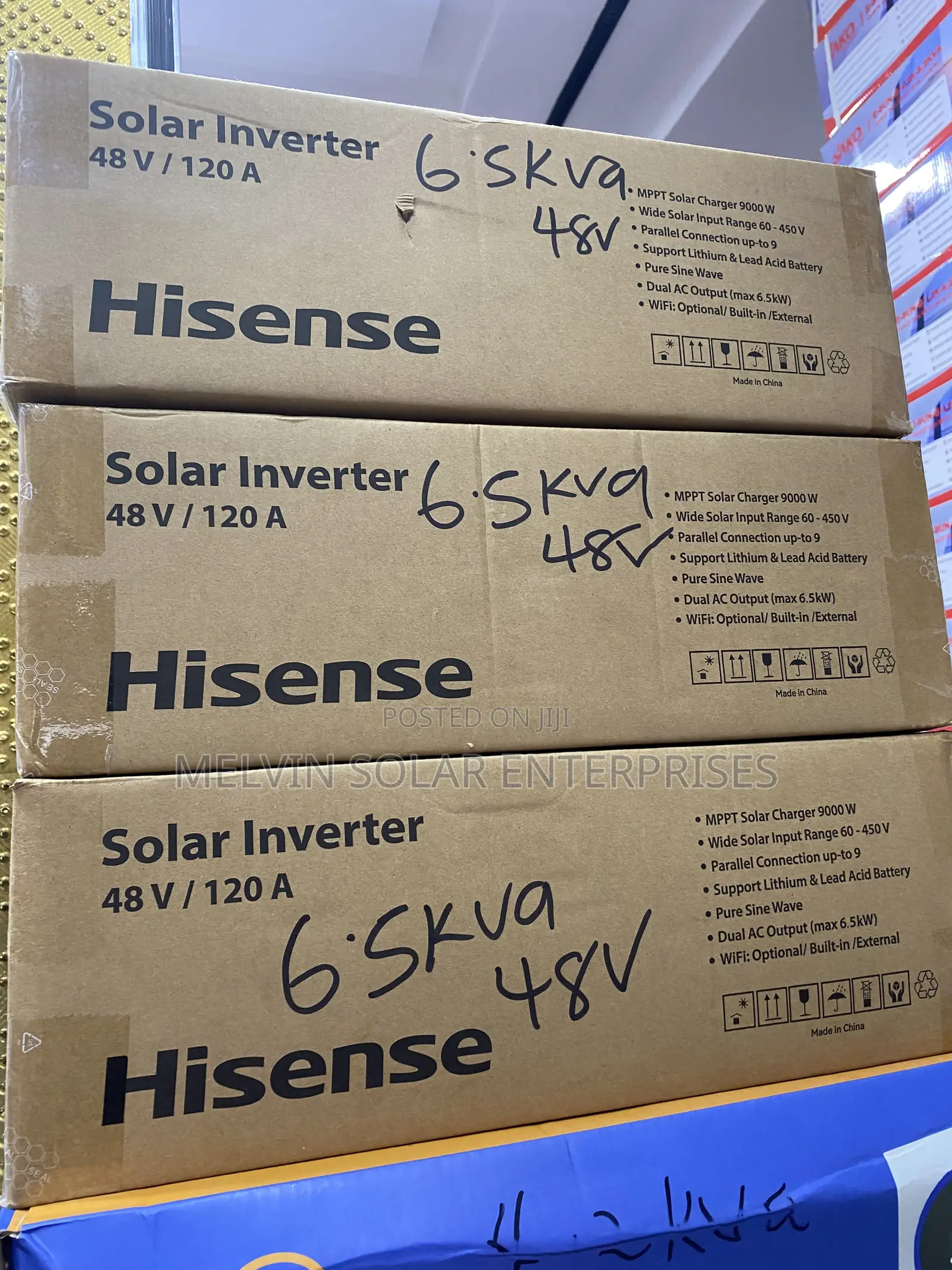 6.5kva 48v Hisense Hybrid Solar Pure Sine Wave Inverter Available 