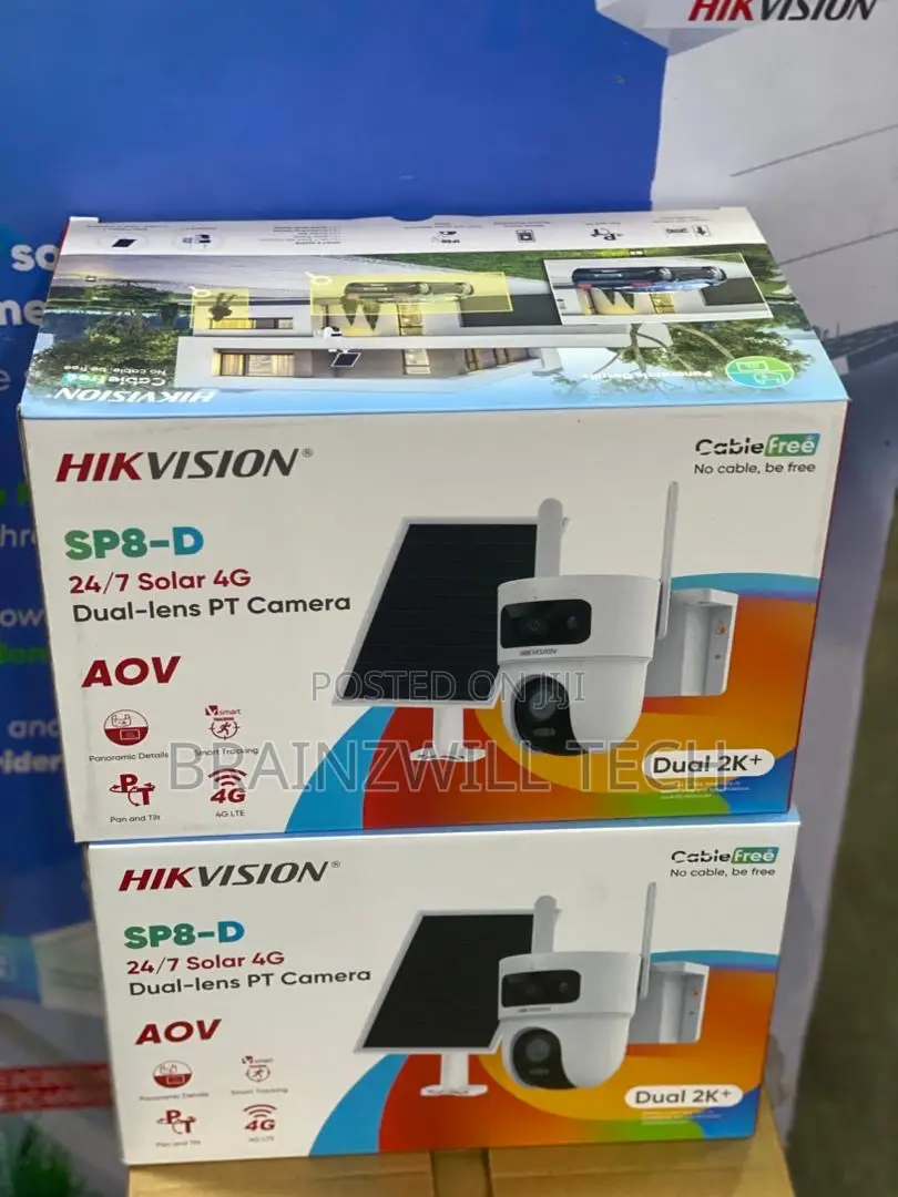 Hikvision 4g Solar Dual Lens Camera 8mp | Ds-2cfsp8-D/4g