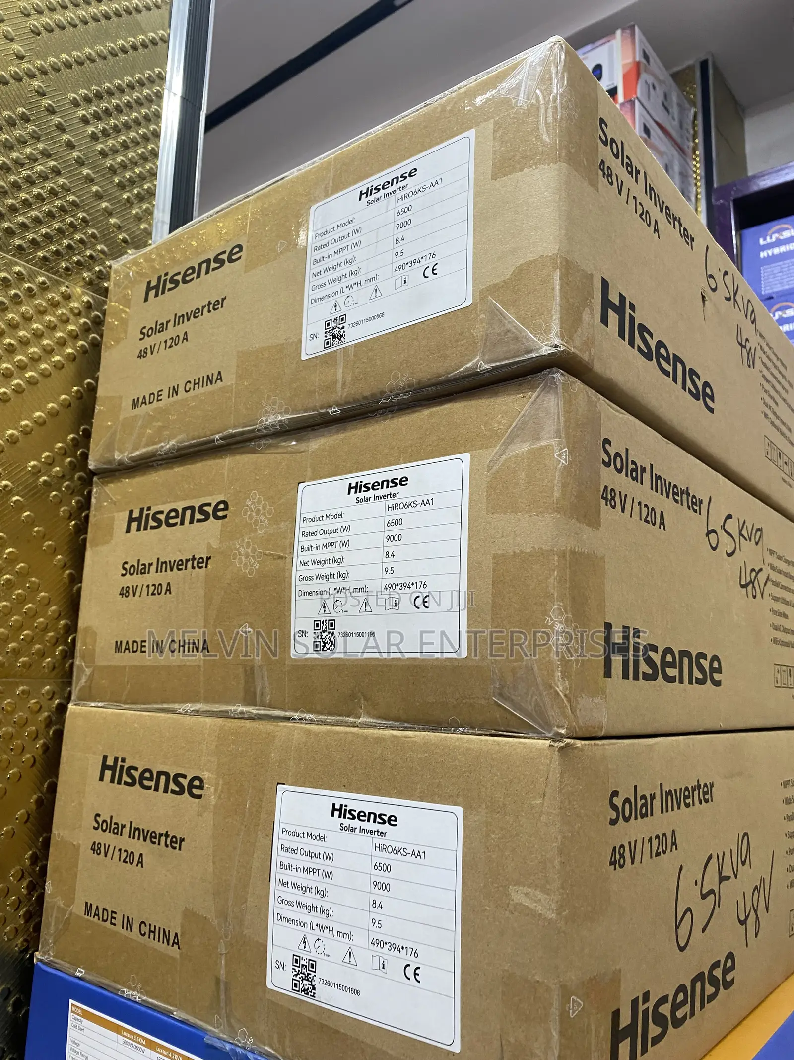 6.5kva 48v Hisense Hybrid Solar Pure Sine Wave Inverter Available