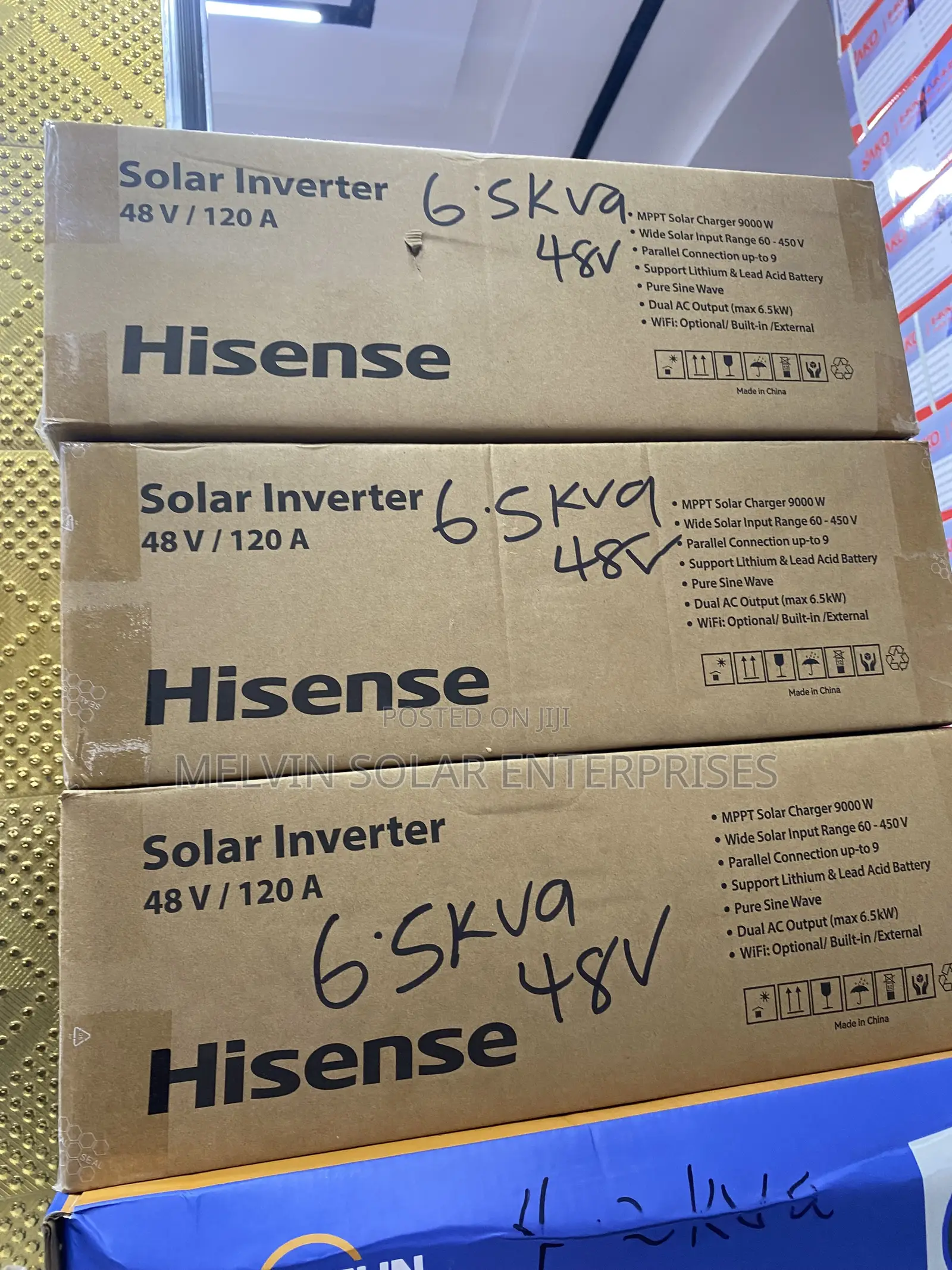 6.5kva 48v Hisense Hybrid Solar Pure Sine Wave Inverter Available