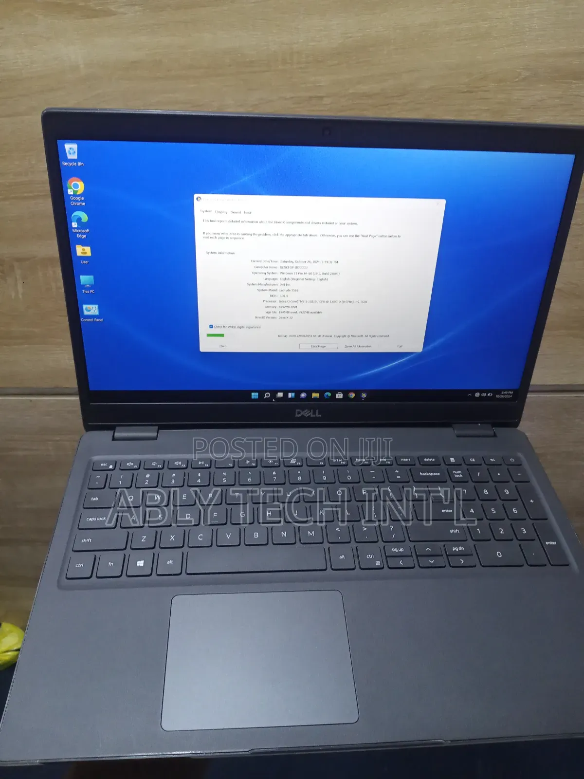 Laptop Dell Latitude 3510 8GB Intel Core i5 SSD 256GB