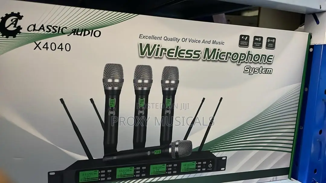 Classic Audio X4040 4-in-1 Wireless Microphone System