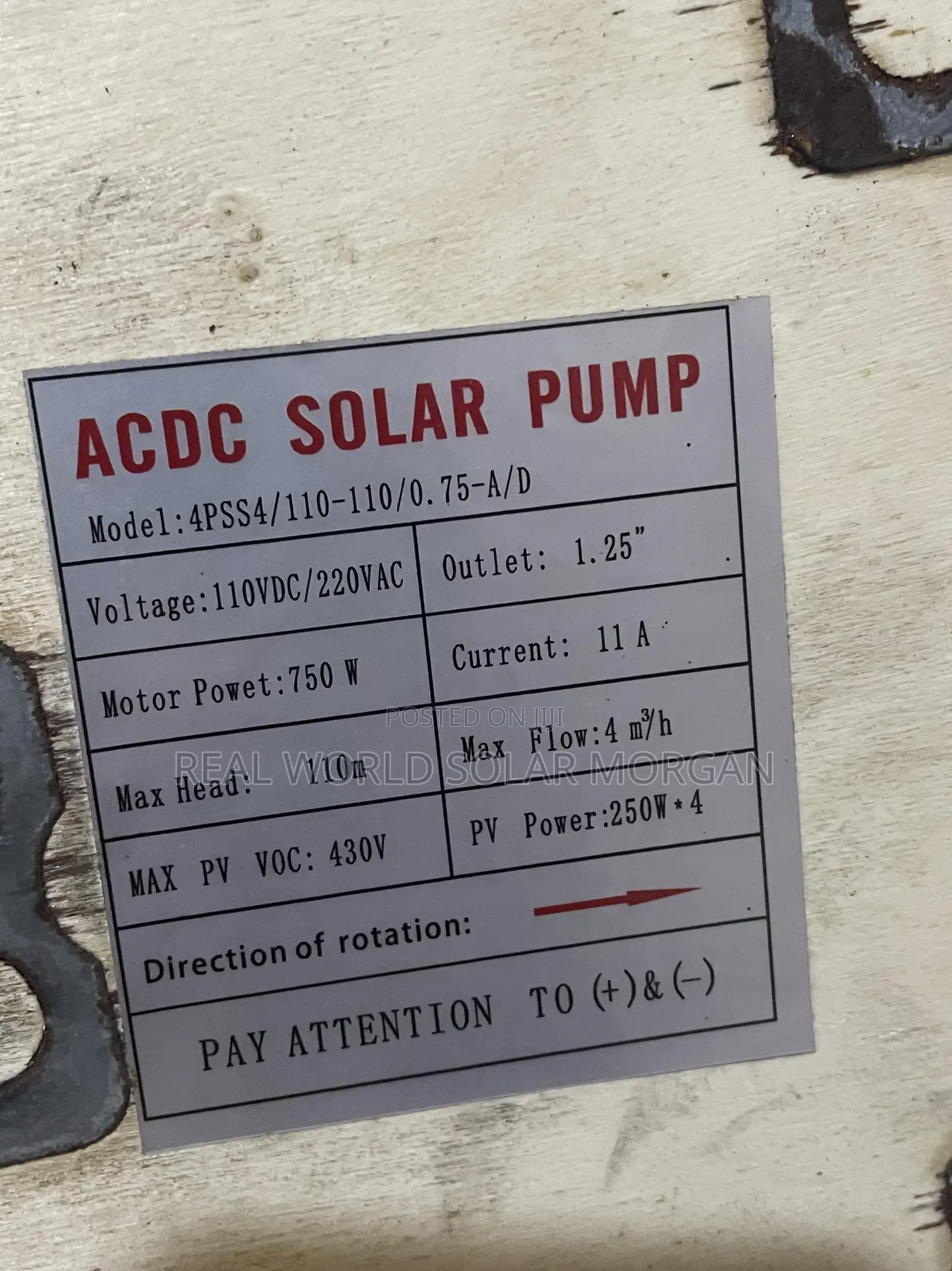 2hp Solar Water Pump