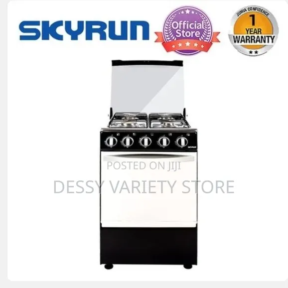 Skyrun 4 Burners(4+0) Gas Cooker, Automatic Ignition With 60l Oven