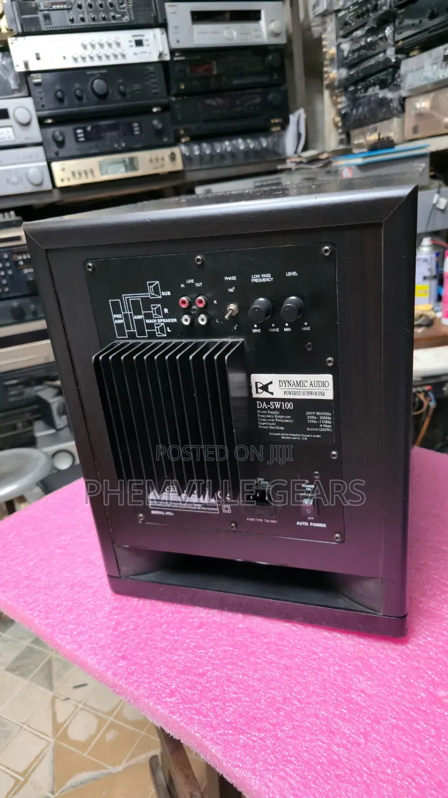 Uk Used Dynamic Audio Active Subwoofer
