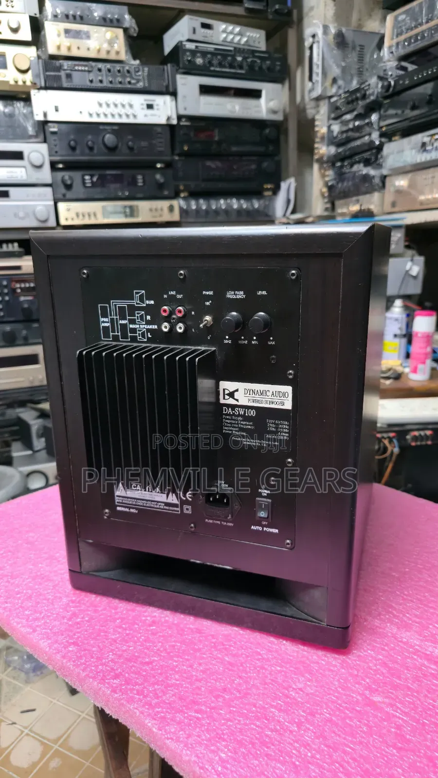 Uk Used Dynamic Audio Active Subwoofer