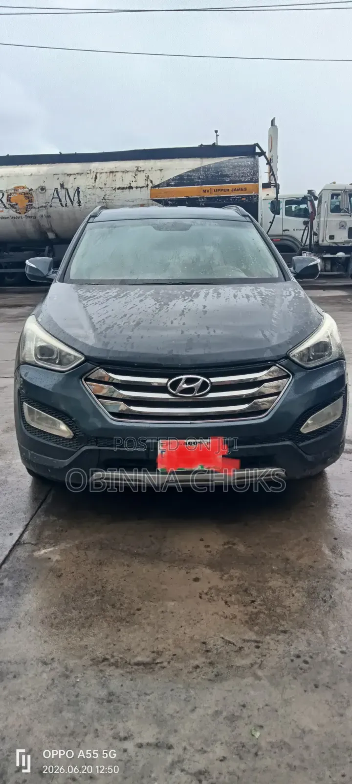 Hyundai Santa Fe 2014 Blue
