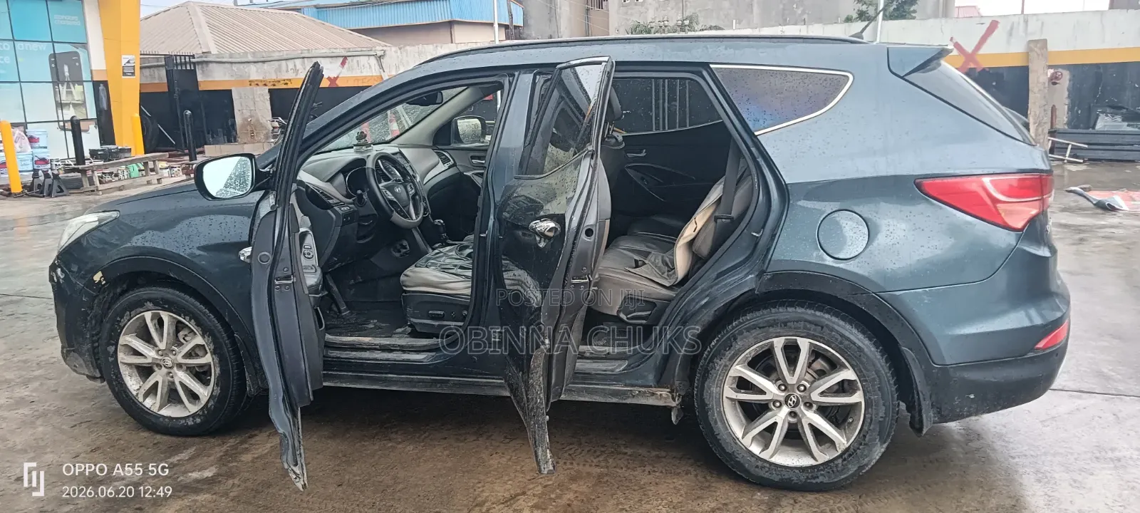 Hyundai Santa Fe 2014 Blue
