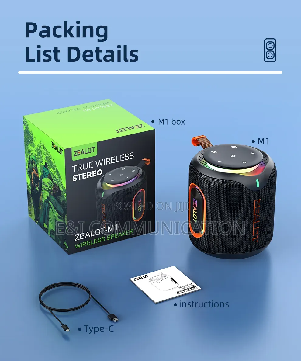 Zealot M1 Bluetooth Speaker