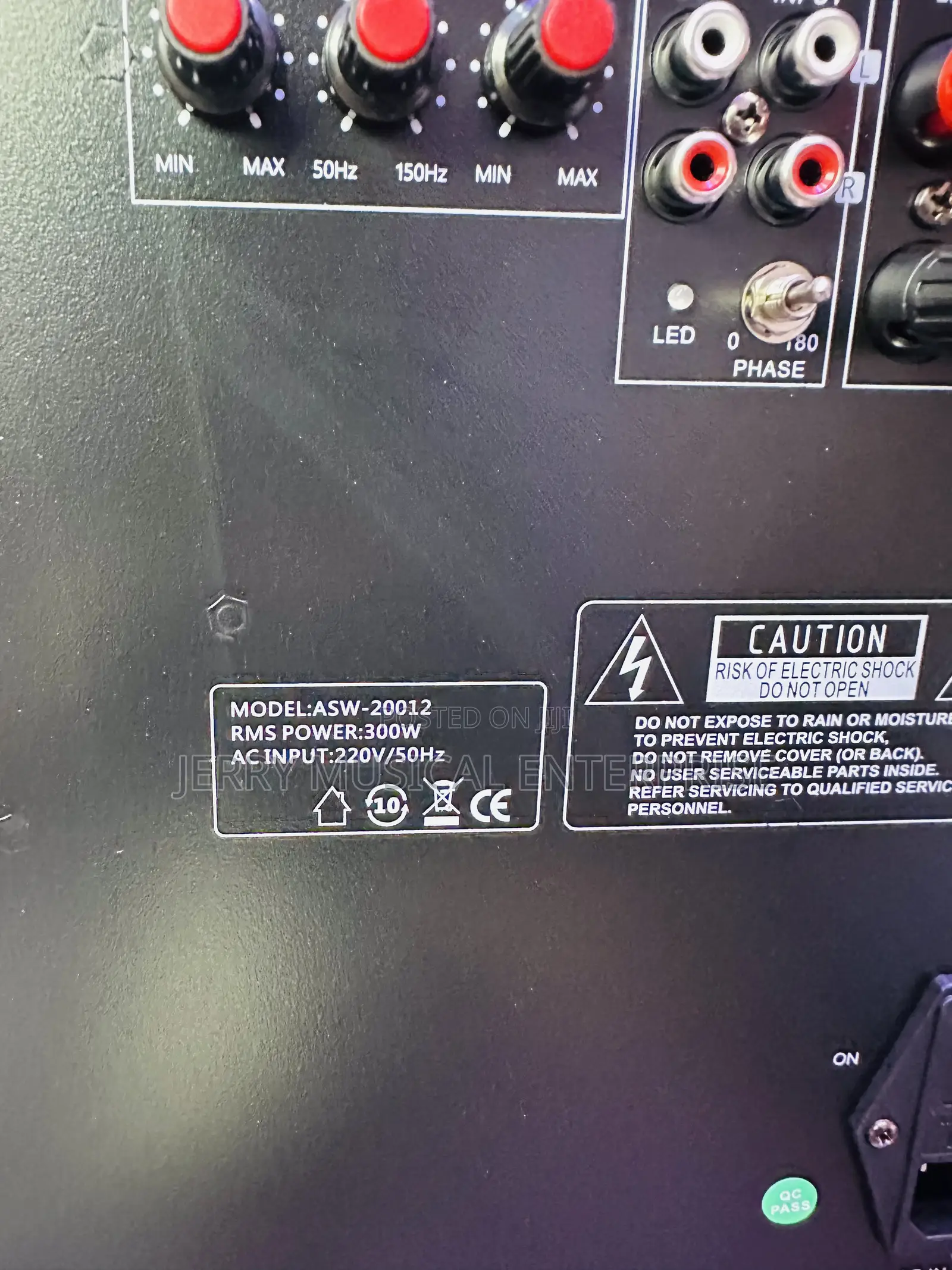 12inches Active Subwoofer With Auxiliary Support