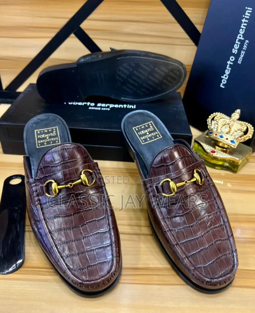 Roberto Serpentini Half Shoe Available in 5 Colors