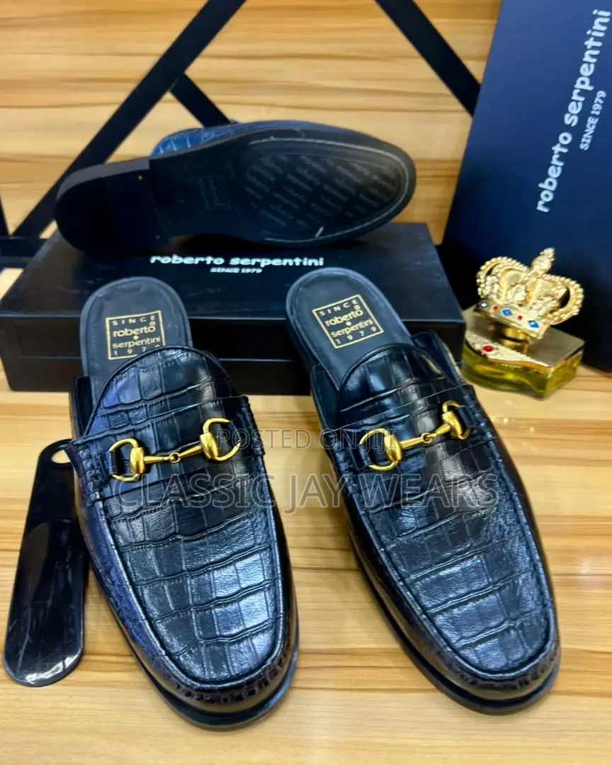 Roberto Serpentini Half Shoe Available in 5 Colors