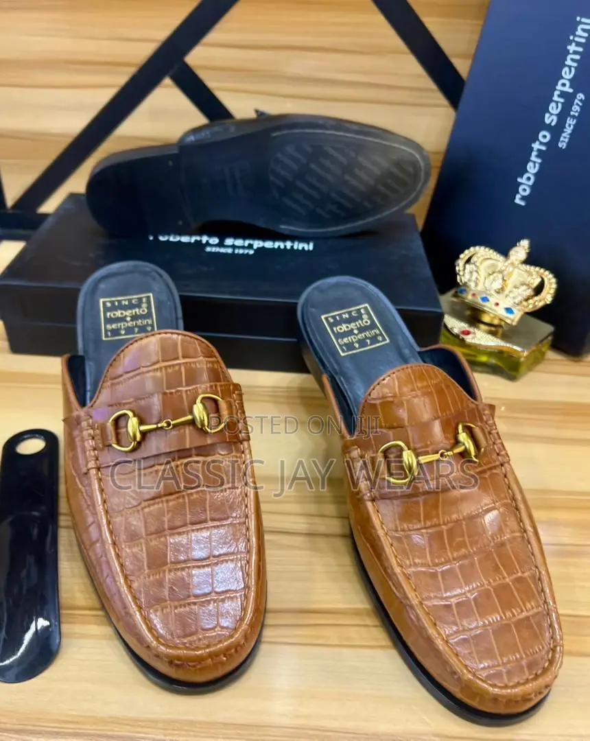 Roberto Serpentini Half Shoe Available in 5 Colors
