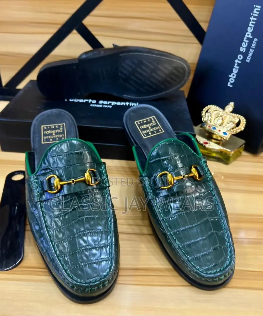 Roberto Serpentini Half Shoe Available in 5 Colors