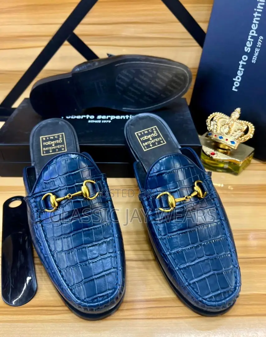 Roberto Serpentini Half Shoe Available in 5 Colors