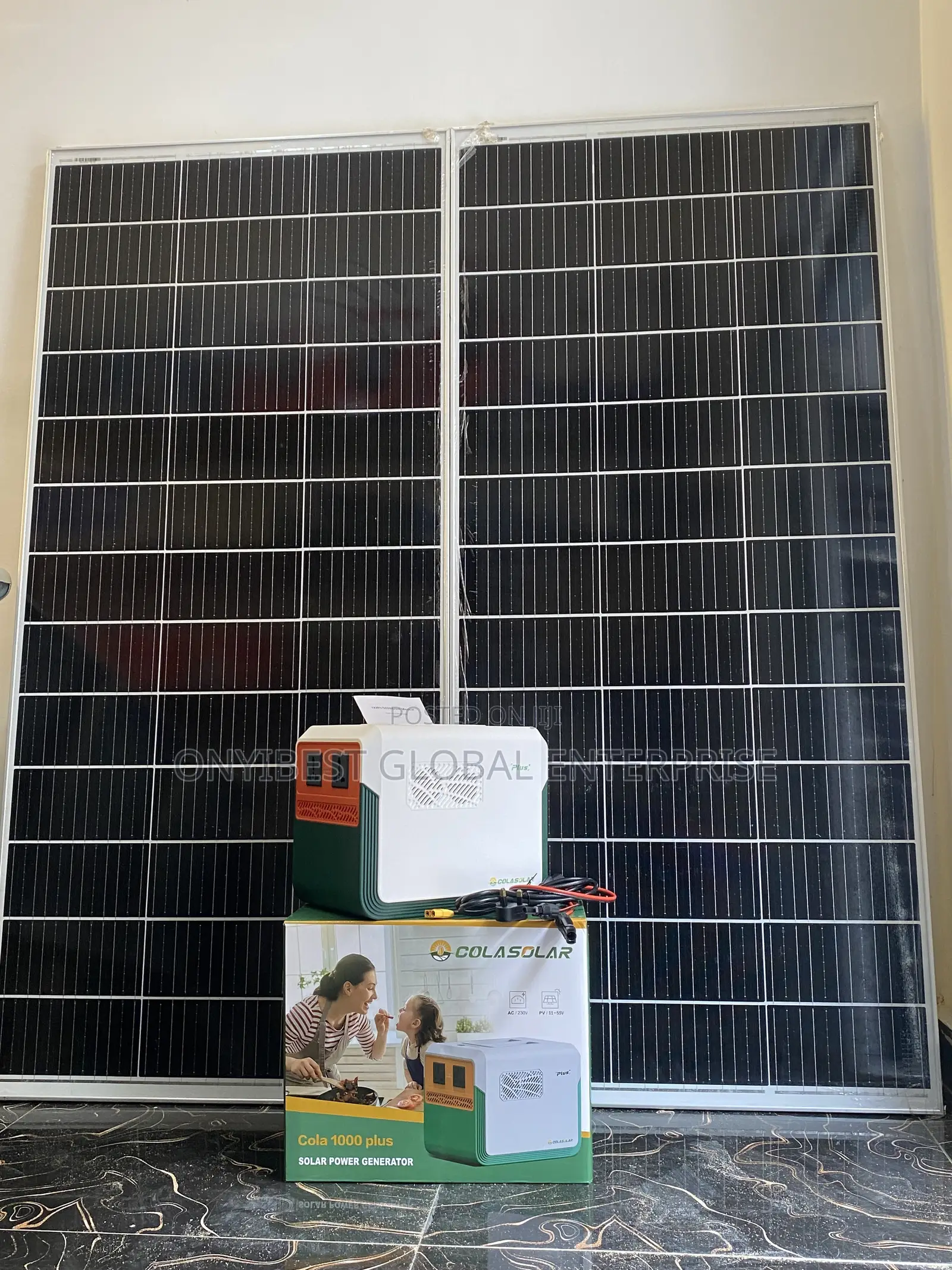 Eco-Friendly Solar Generator Kit With Premium Solar Panel