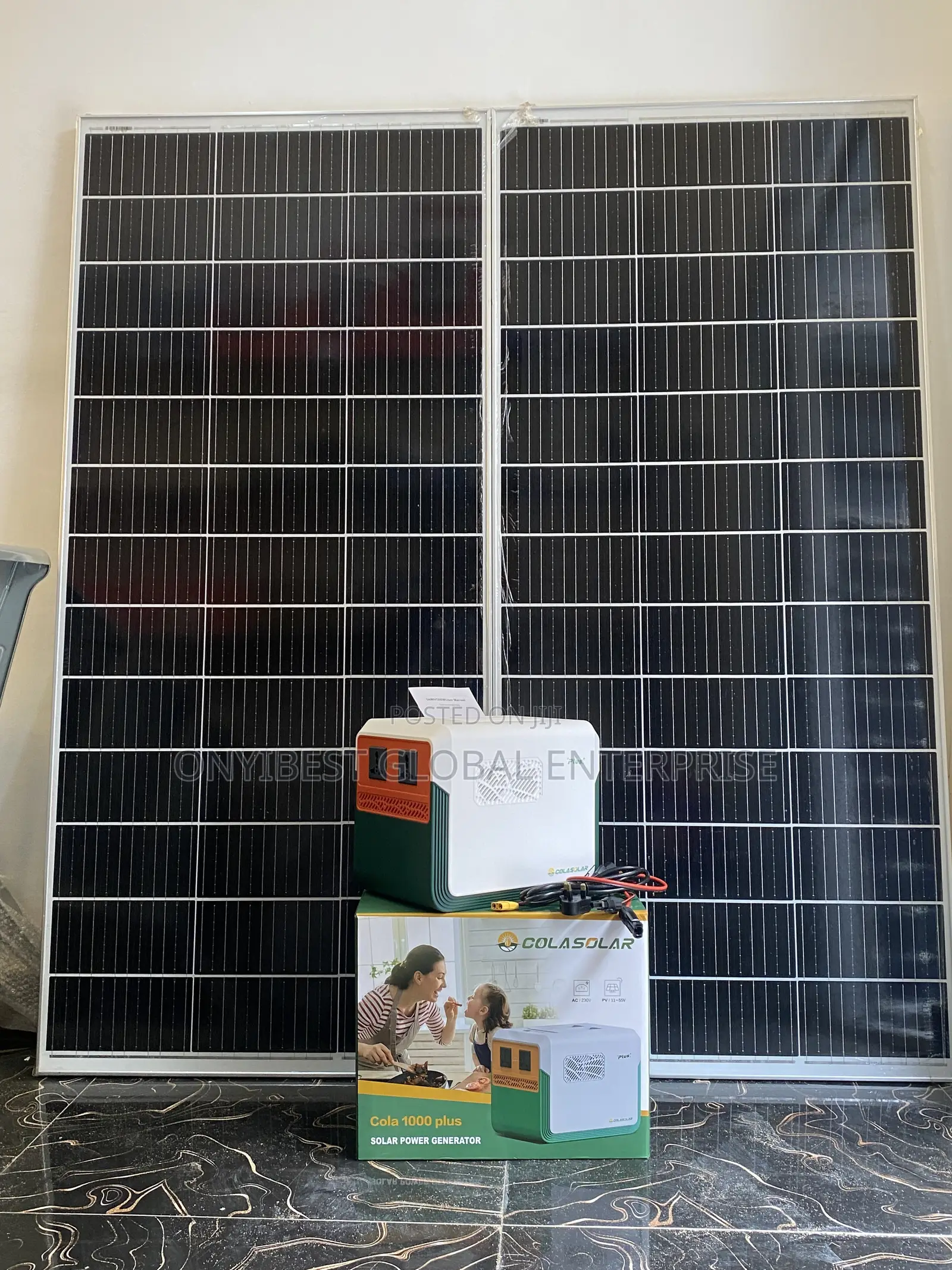 Eco-Friendly Solar Generator Kit With Premium Solar Panel