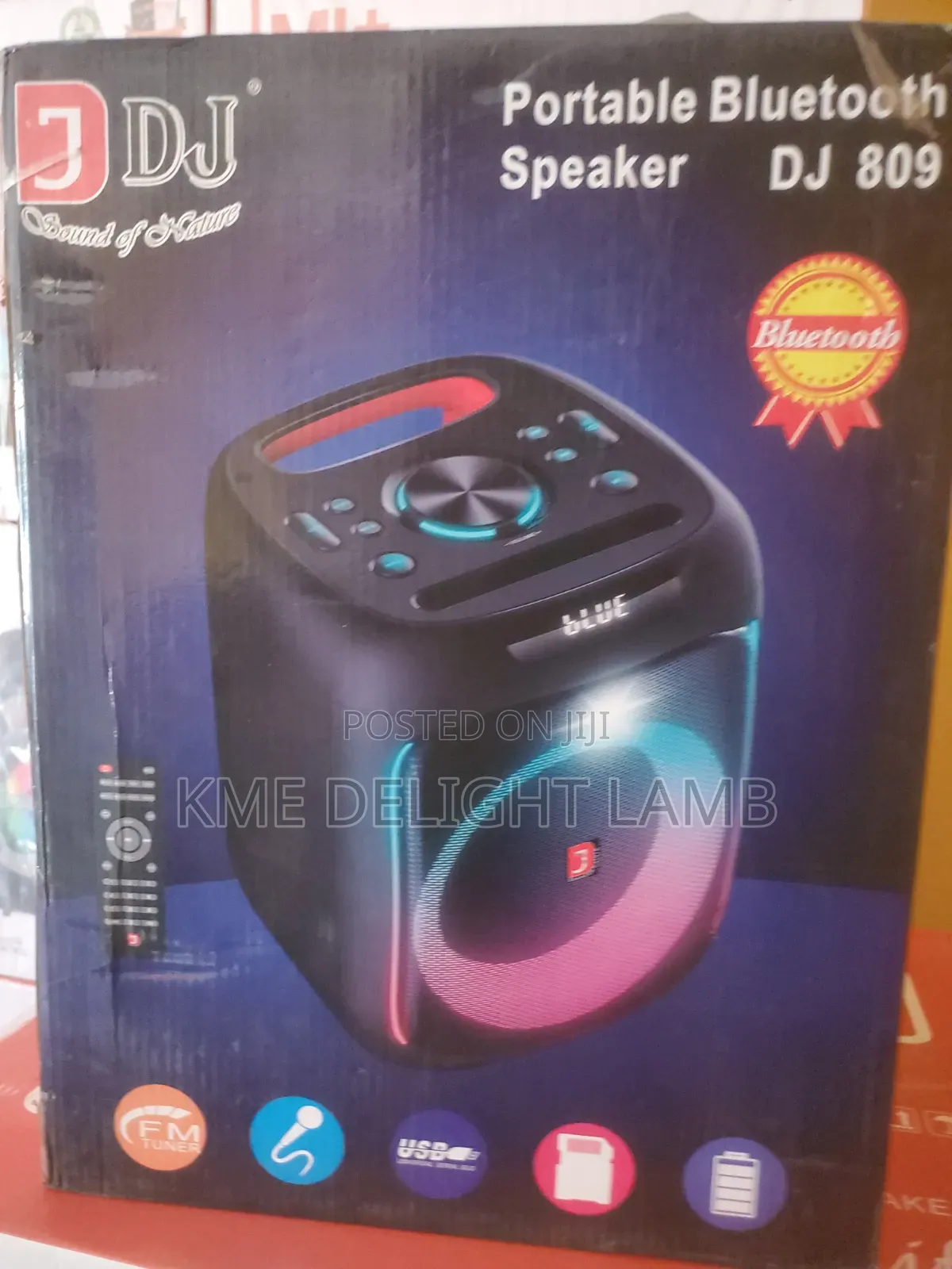 Dj 809 Portable Bluetooth Speaker