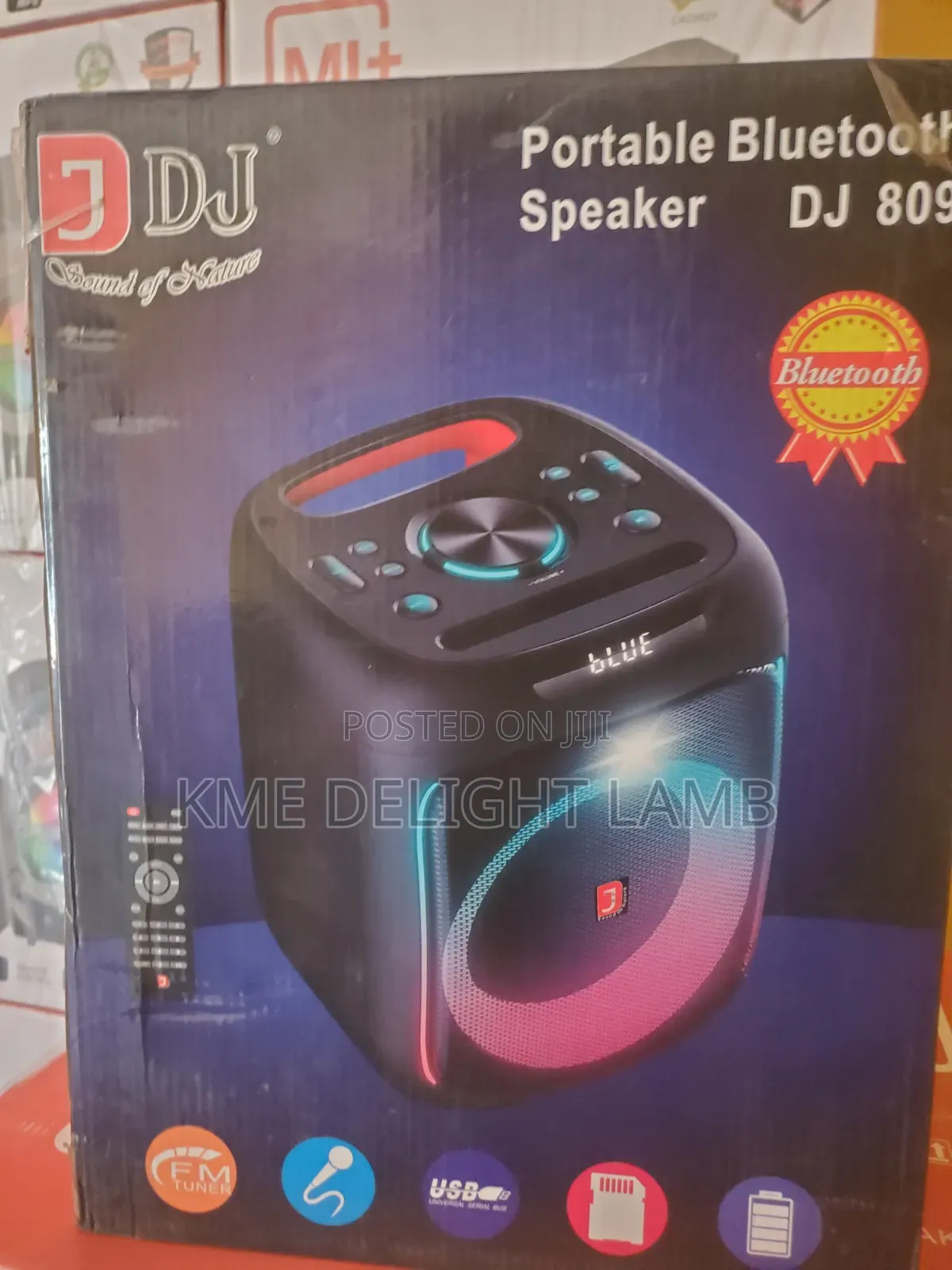 Dj 809 Portable Bluetooth Speaker