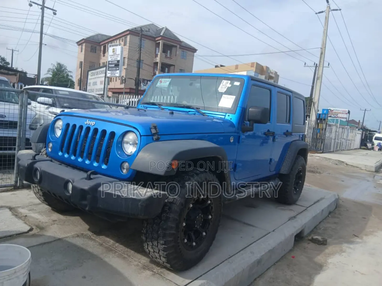 Jeep Wrangler Unlimited Sport RHD 4dr SUV 4WD (3.6L 6cyl 5A) 2014 Blue