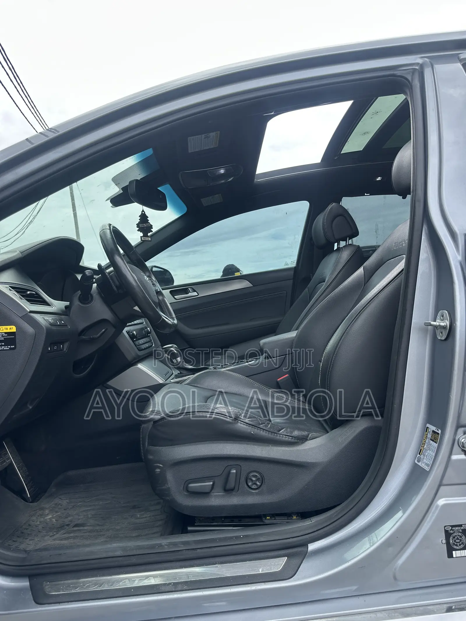 Hyundai Sonata Sport 2.0T Sedan FWD (2.0L 4cyl 6A) 2017 Silver