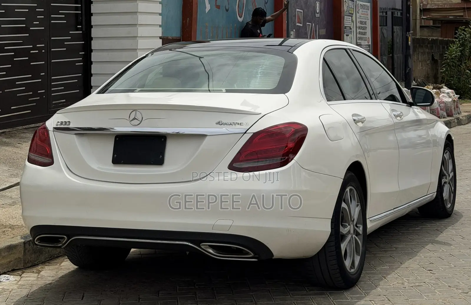 Mercedes-Benz C300 Luxury 4Matic Sedan AWD (2.0L 4cyl 7A) 2016 White
