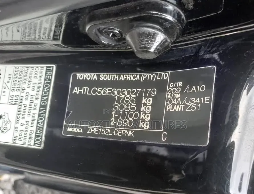 Toyota Corolla 2012 Black
