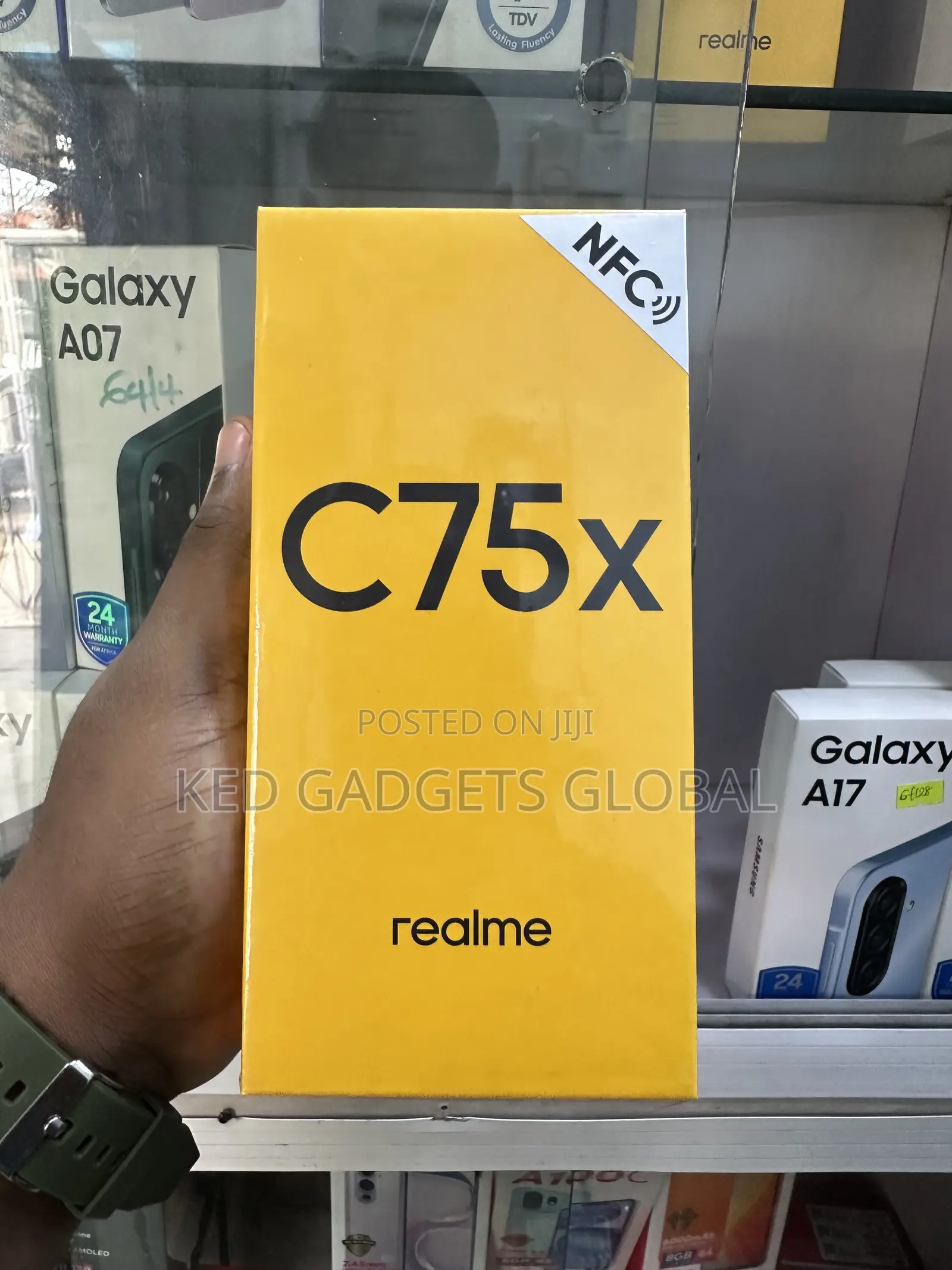 New Realme C75x 256 GB Black