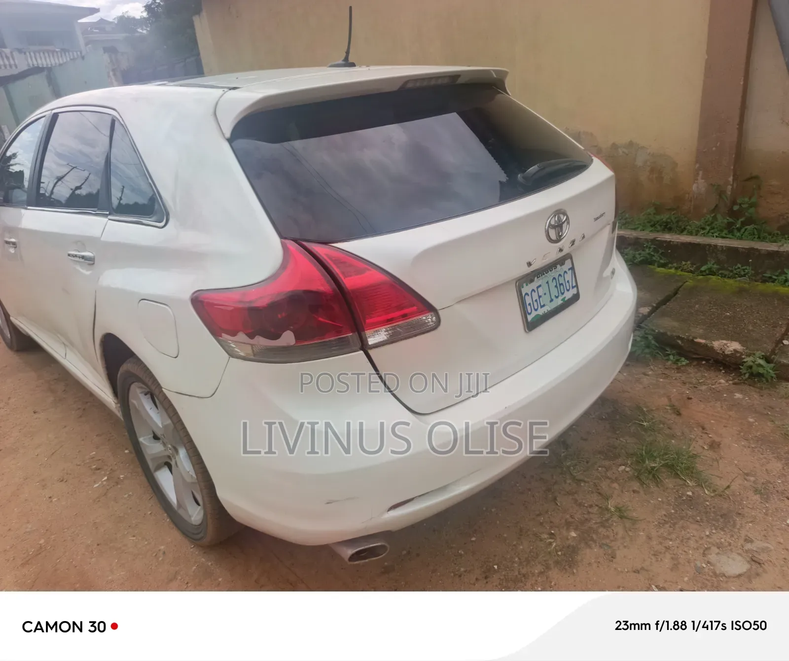 Toyota Venza 2010 White