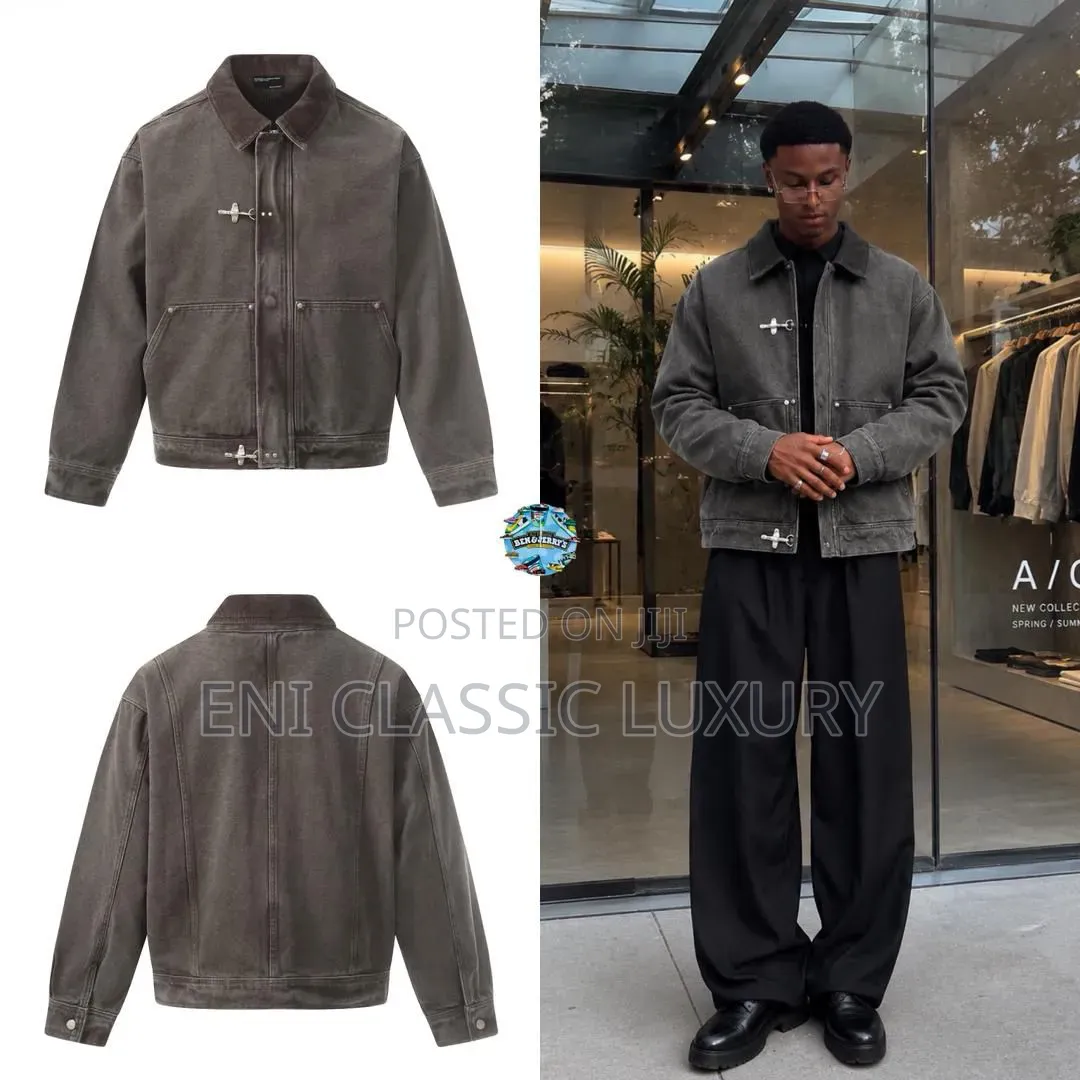 Premium Quality Luxury Men's Cargo Jacket Best Quality Well Banded
