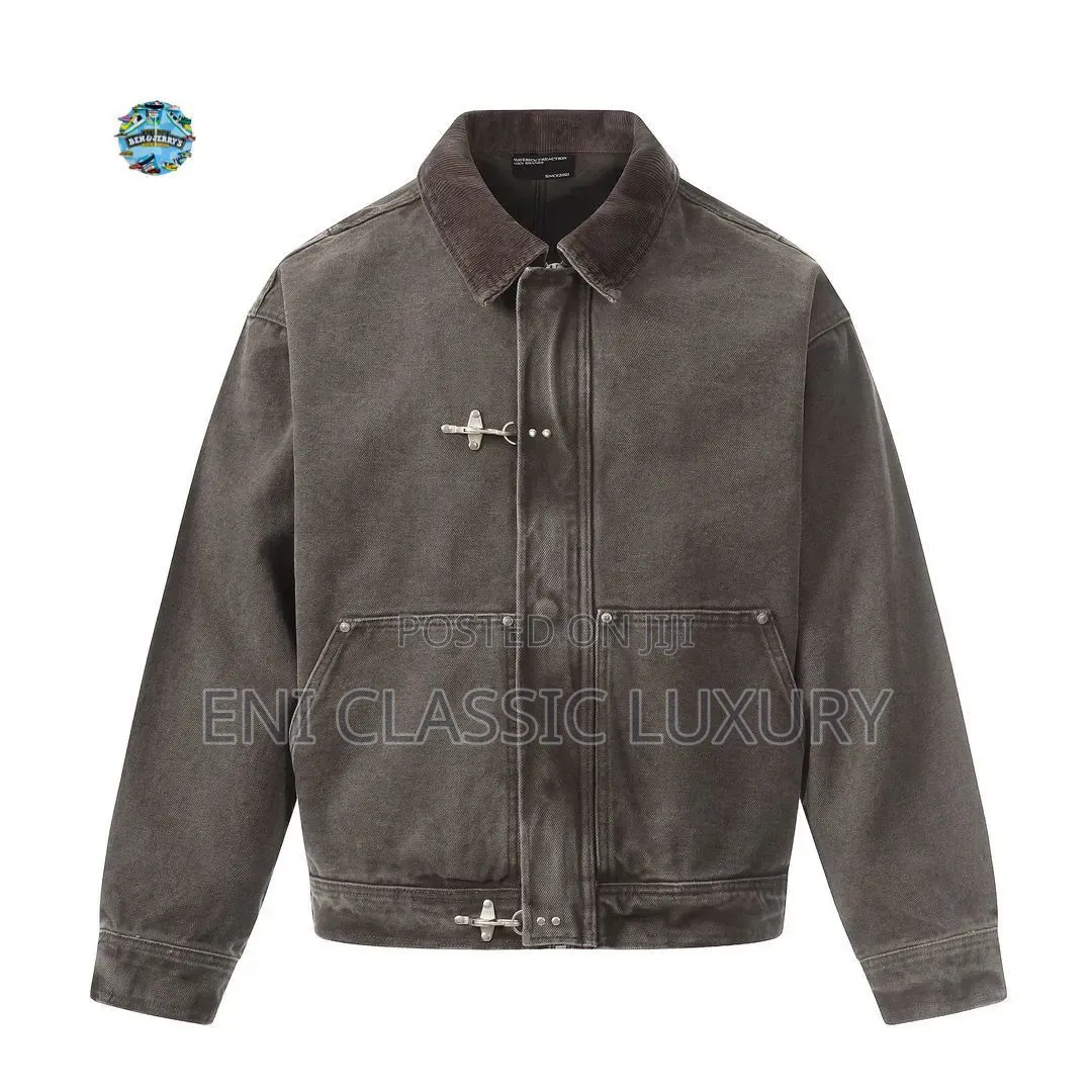 Premium Quality Luxury Men's Cargo Jacket Best Quality Well Banded