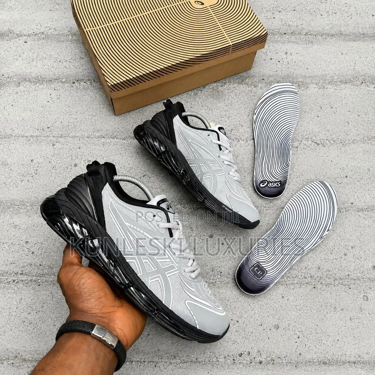 Original Asics X C.P Company Gel-Quantum 360 VLLL Cement Grey Sneakers