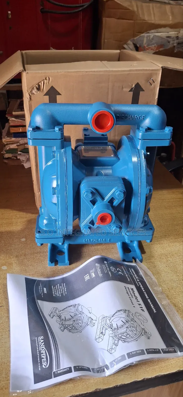 1" Sandpiper Pneumatic Double Diaphragm Pump