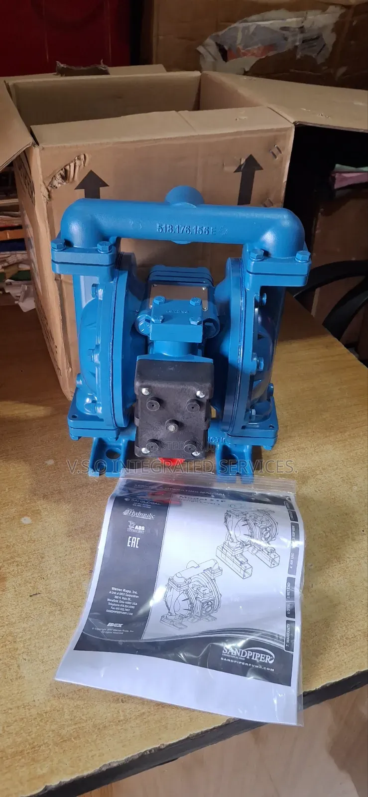 1" Sandpiper Pneumatic Double Diaphragm Pump
