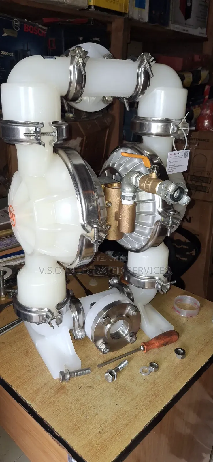 2" Teflon Wilden Double Diaphragm Pump